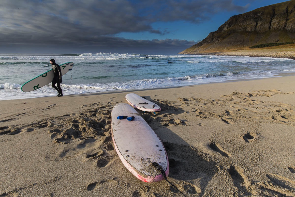 lofoten surfing