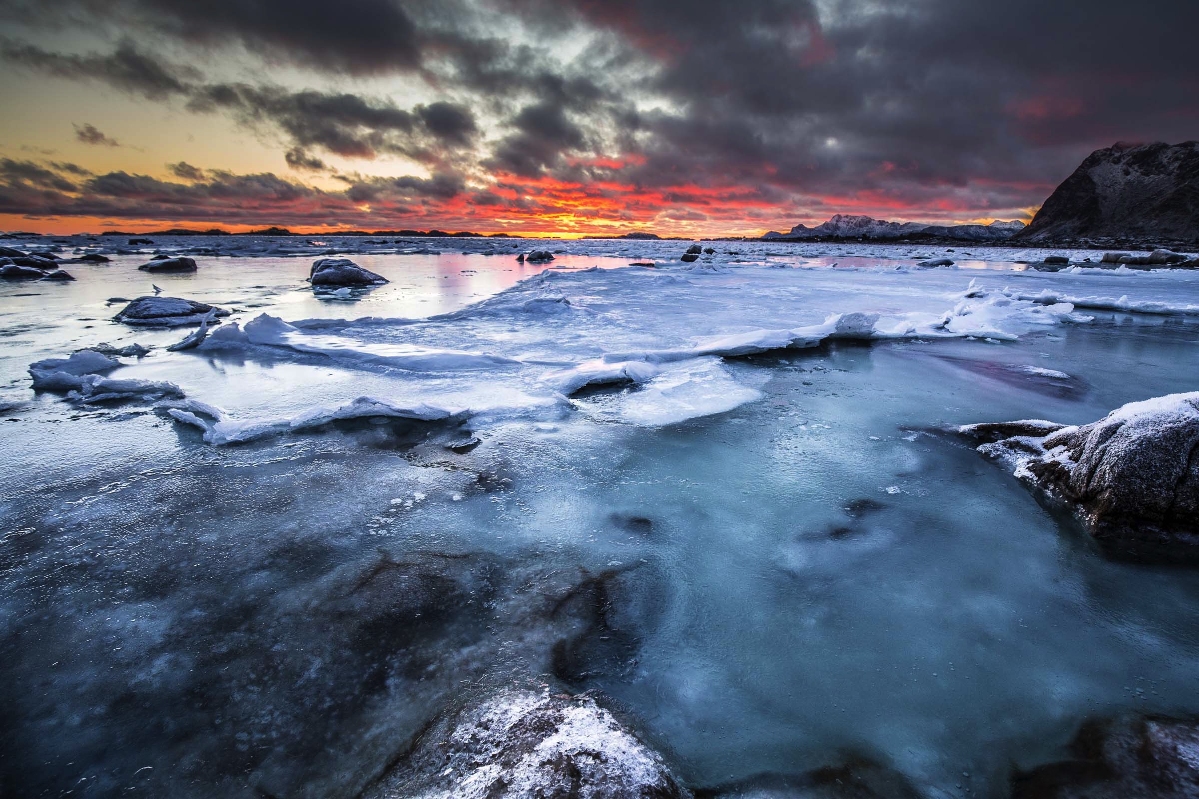 Lofoten polar night