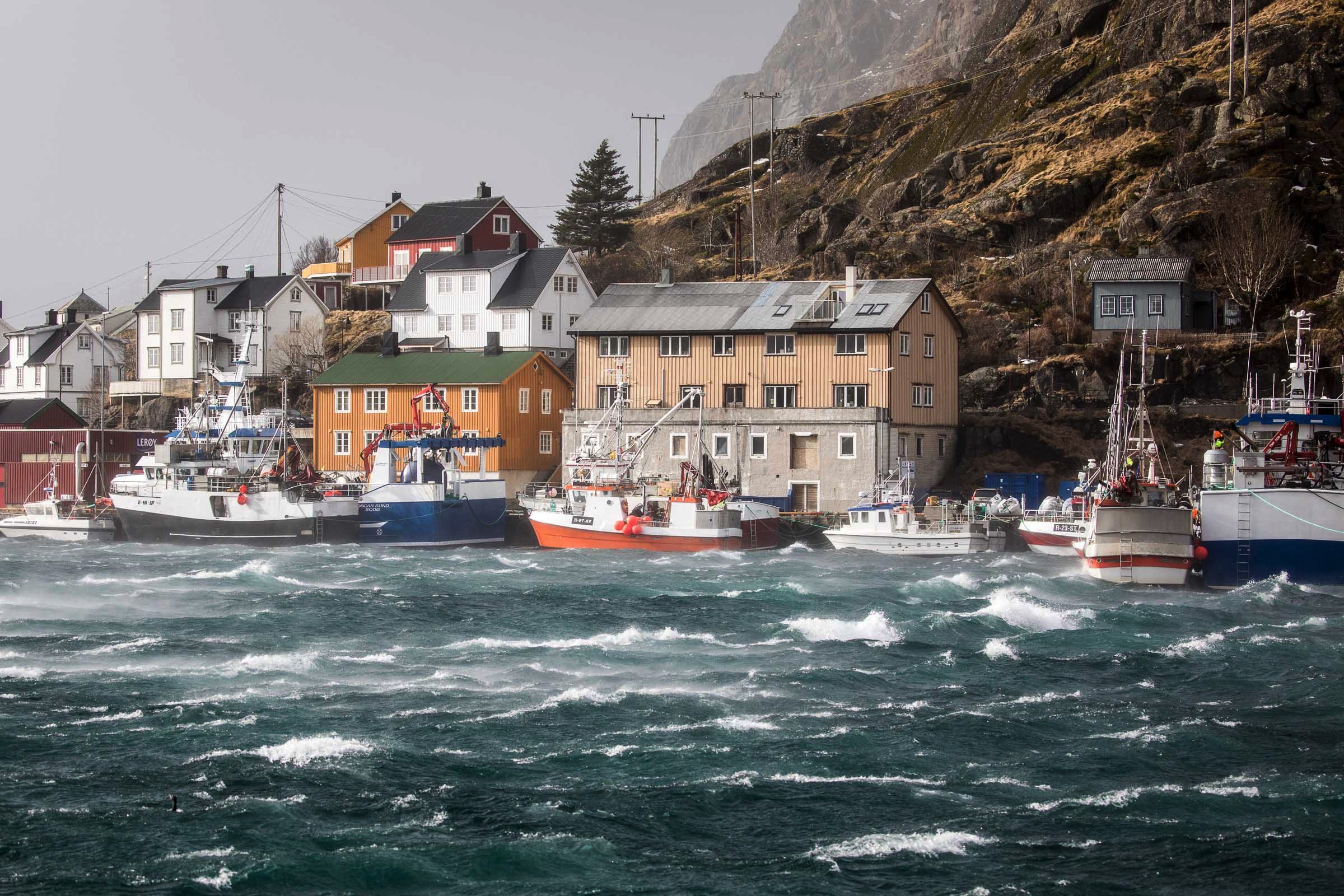 winter storm Lofoten