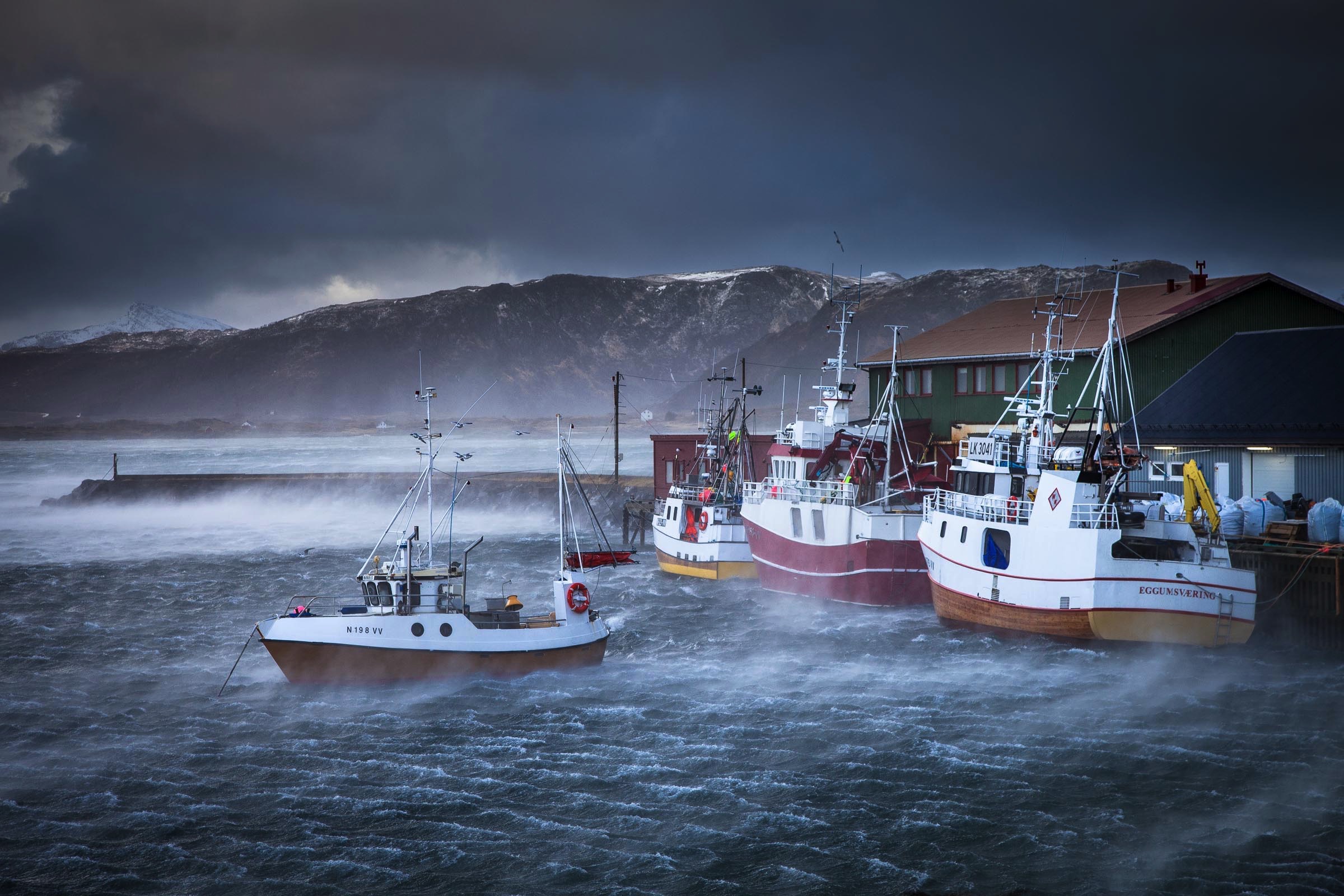 winter storm Lofoten